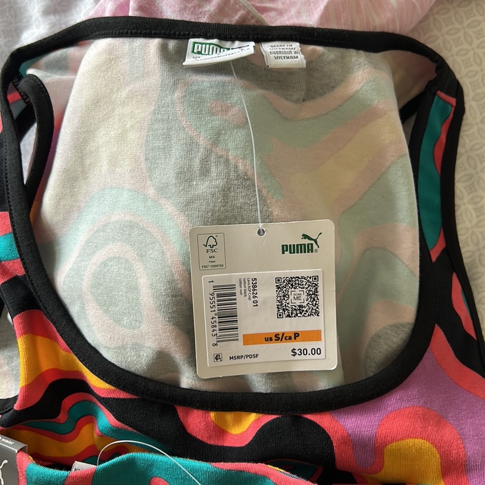 PUMA 2-PIECE ACTIVEWEAR SHORTS TOP SET SIZE S MSRP $70.00 NWT - Picture 8 of 10